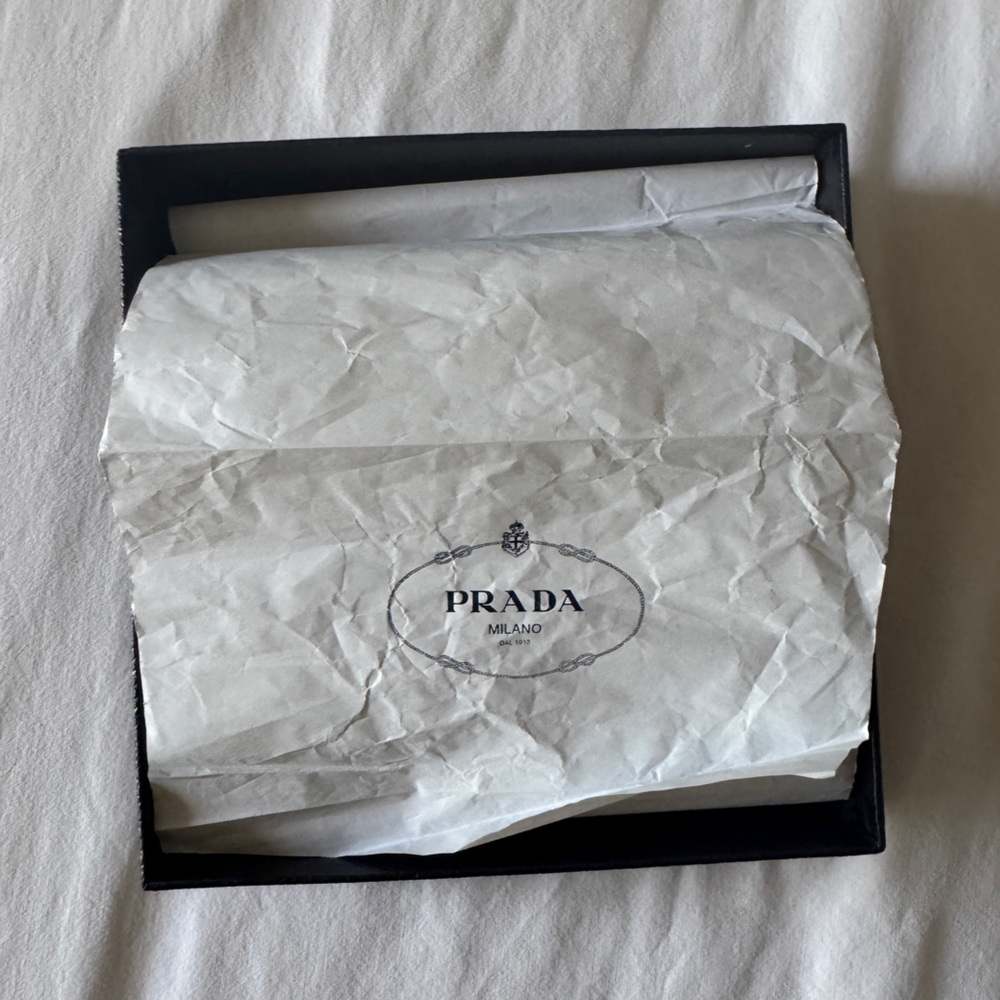 NWT Prada - Leopard Print Mini Bag | Printed leather card holder on gold chain - Picture 13 of 14